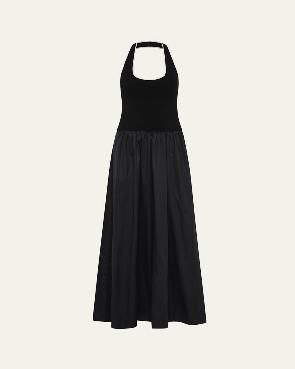 Combo Halter Dress